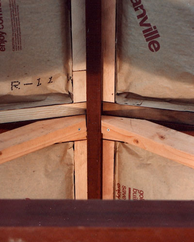 Workshop ceiling joists